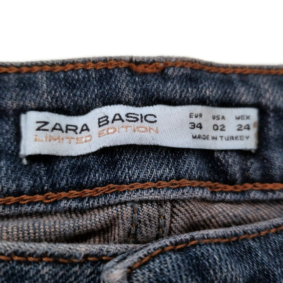 Zara Basic Limited Edition Women's Jeans Size 2 - Picture 7 of 8